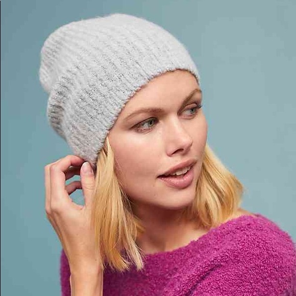 Anthropologie Accessories - NWT Anthropologie • Super-soft Ribbed Beanie